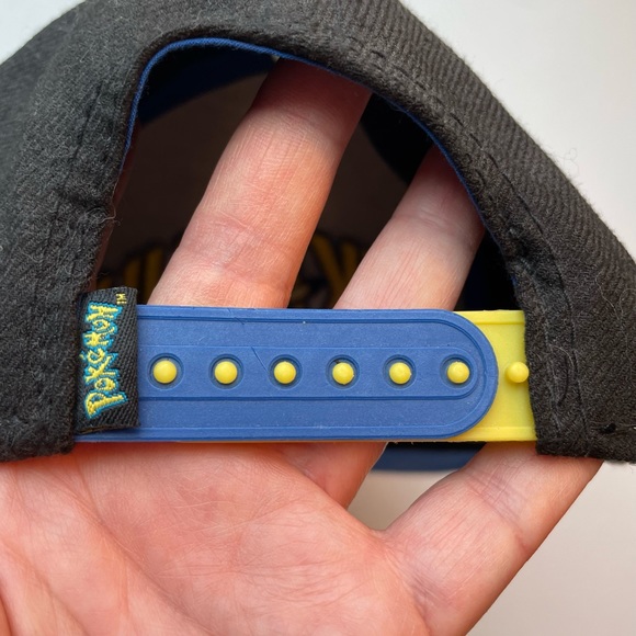 Pokeman Pikachu embroidered snap back hat. - Picture 4 of 7